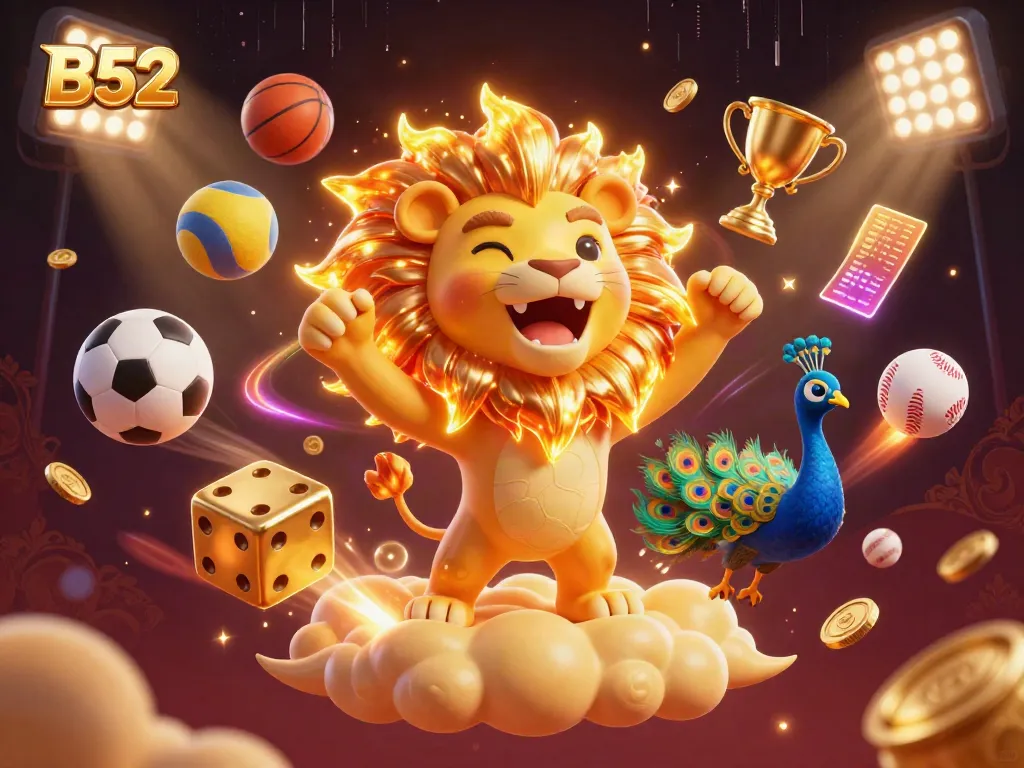 Experience the vibrant B52 online casino world with dynamic gaming elements and rich visuals.