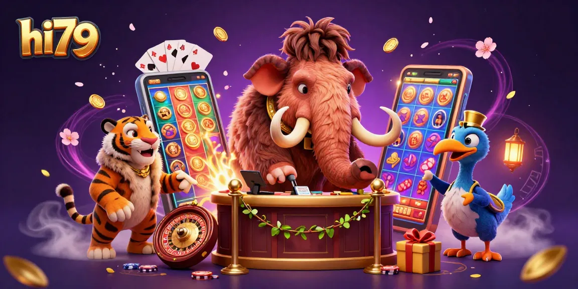 Experience the fun at hi79 casino, featuring vibrant characters and thrilling game elements.