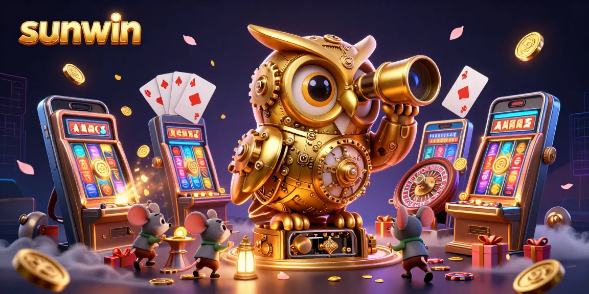 Experience the thrill of sunwin with dynamic gaming action and vibrant casino elements.