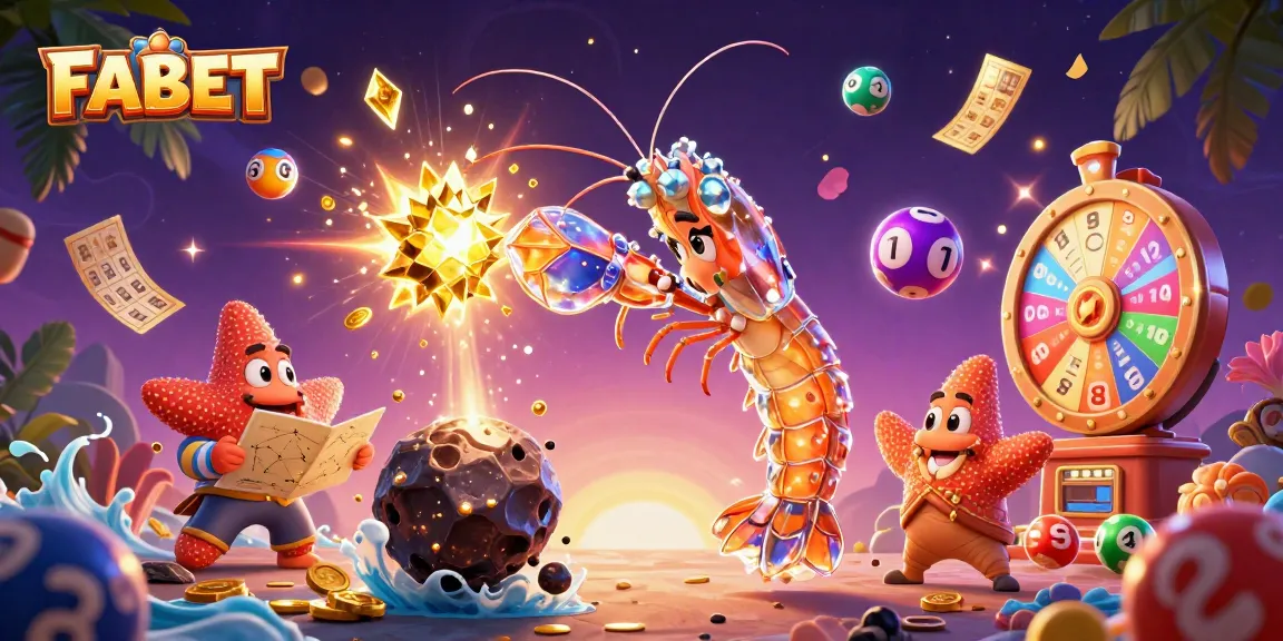 Experience thrilling jackpots with FABET in this vibrant 3D casino illustration filled with excitement.