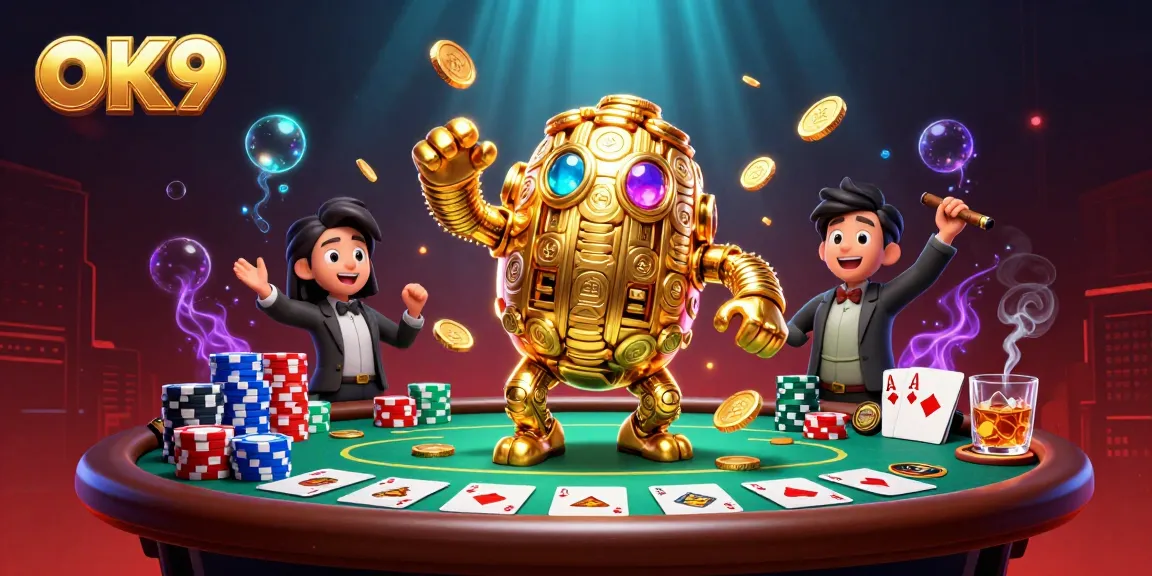 Experience thrilling gameplay on OK9 with packed casino elements and vibrant visuals.