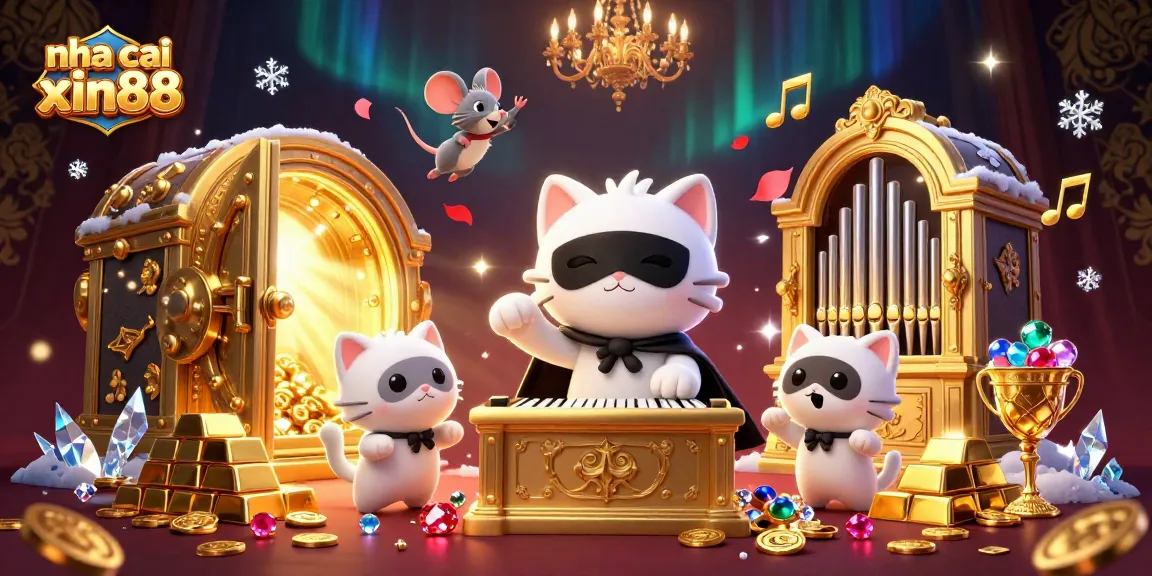Engage with nha cai xin88's exciting casino experience featuring rich treasures and captivating characters.