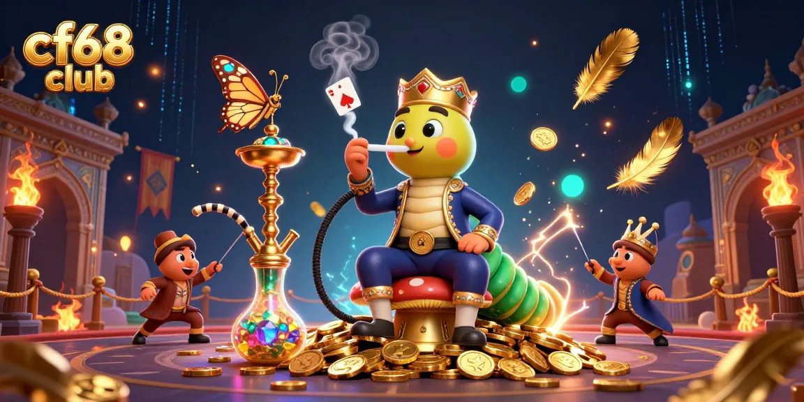 Engage with thrilling gaming adventures at cf68 club with a vibrant 3D casino scene.
