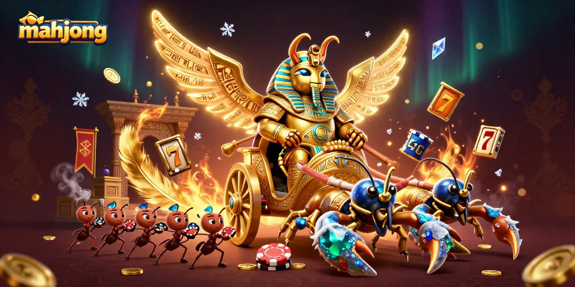 Experience the thrill of mahjong slots with dynamic characters and immersive casino elements.
