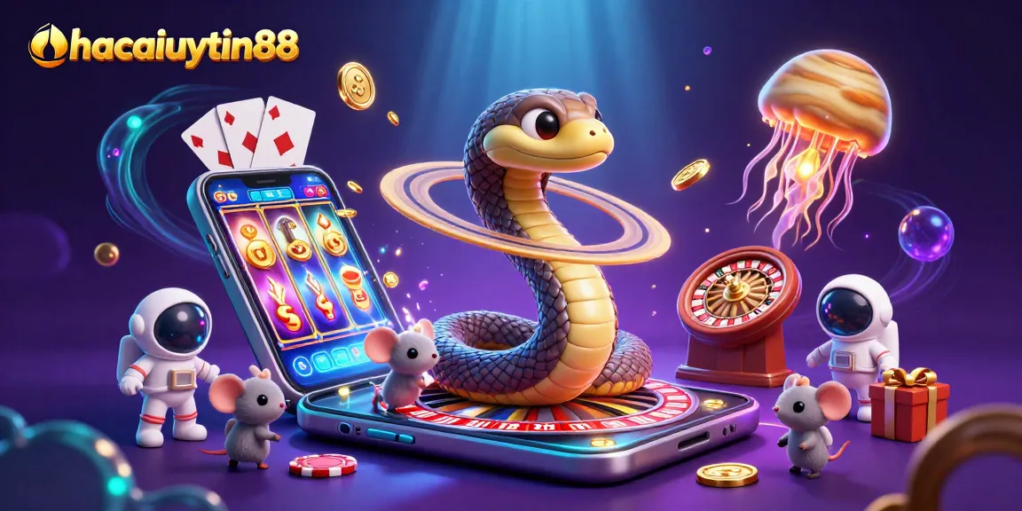 Experience thrilling gameplay at nhacaiuytin88 with an engaging 3D casino scene featuring a vibrant cartoon universe.