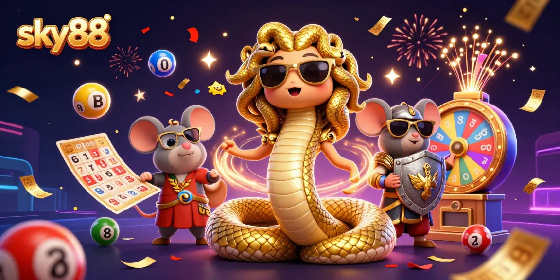 Engage with thrilling gaming action at sky88 featuring vibrant casino elements and dynamic characters.