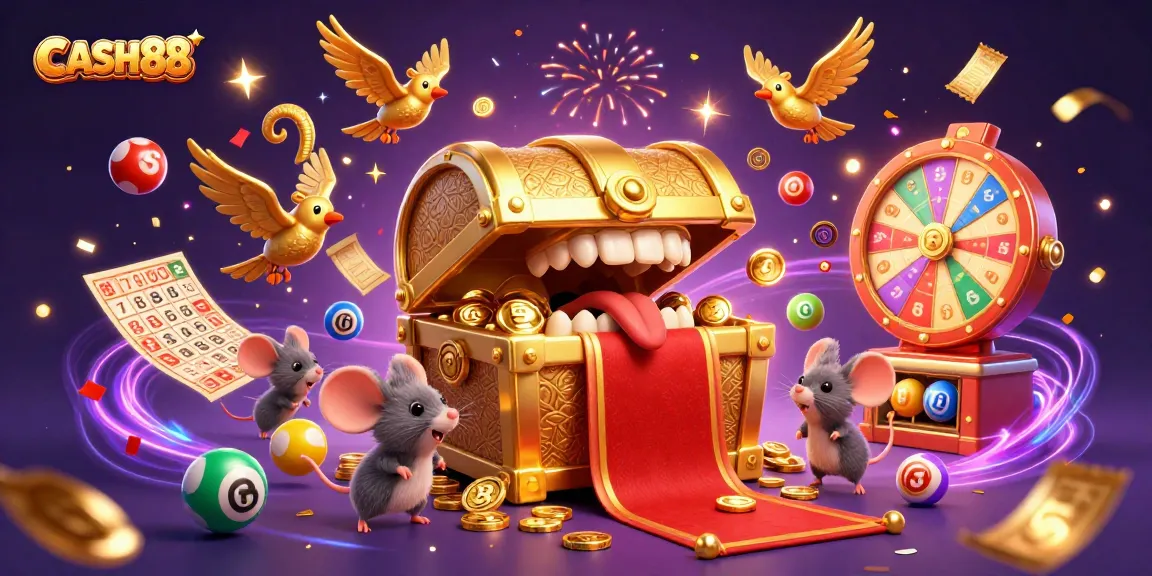CASH88 offers gamers an immersive experience with colorful lottery balls, golden treasures, and exciting casino elements.