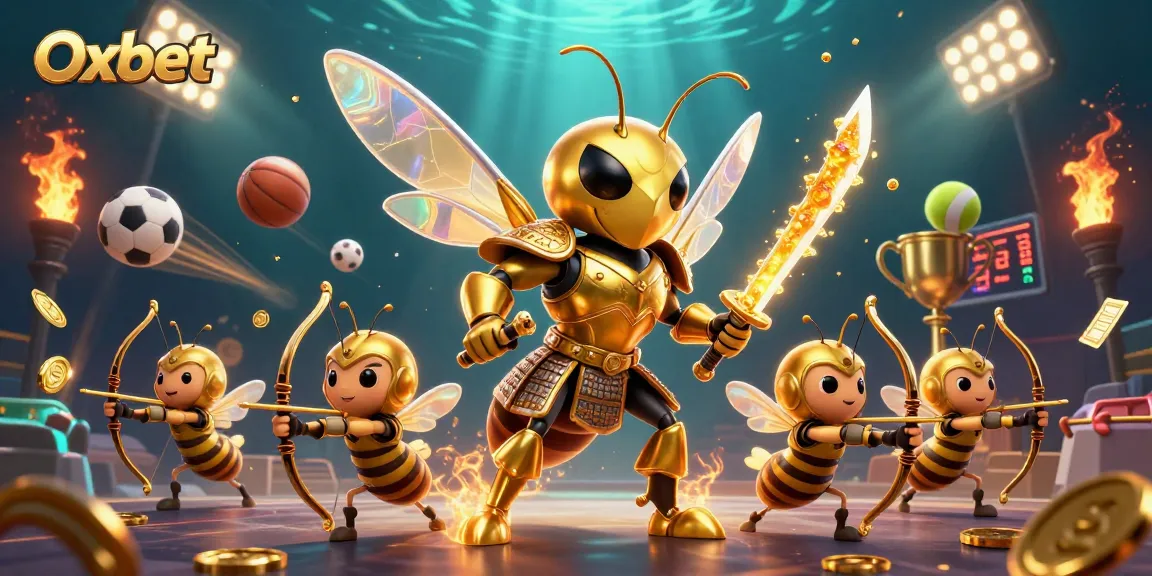 Bet on Oxbet with thrilling sports action featuring a dynamic scene of gameplay excitement.