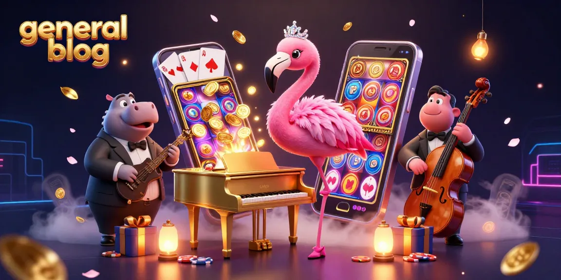Engage with thrilling slot action on the general blog displaying a vibrant casino scene.