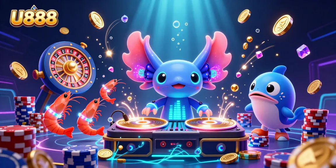 Engage with U888 and experience dynamic underwater casino adventures with vibrant elements.