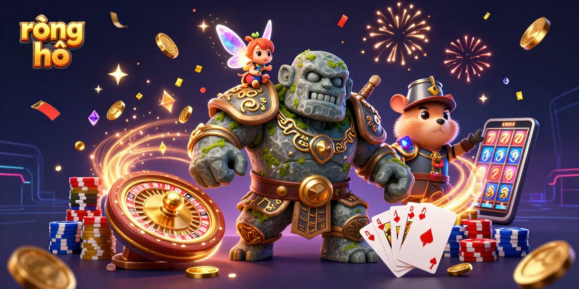 Experience thrilling rồng hổ gameplay with dynamic characters in a vibrant casino setting.